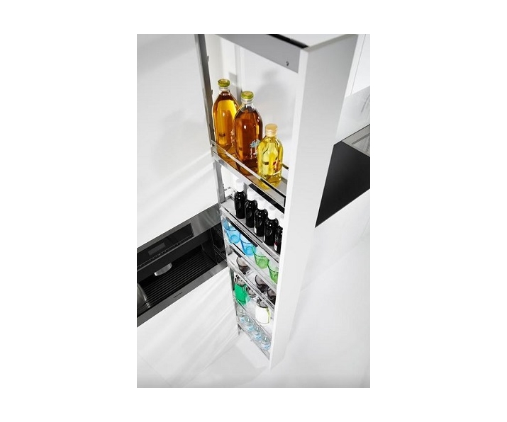 PEKA 001.13.KPL/B DISPENSA ARENA STYLE 1600-1900/ 150/ 5/ BIAŁA/ (WYSUW 3/4) cargo do szafki wysokiej