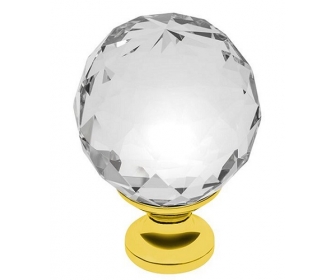 GAŁKA CRYSTAL PALACE A 40MM (GOLD+CRYSTAL