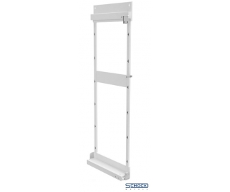 Stelaż cargo midi wąski 1400 PRESTIGE SUPREME/box, mocowanie boczne, prawy, P67 biały, NOMET W-5800-1400P.P67