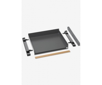 EXTENDO FIORO 600 Z PROWADNICAMI/ WYS.35/ Z LISTWĄ DYSTANSOWĄ/ ANTRACYT wysuwana półka do każdego rodzaju szafki