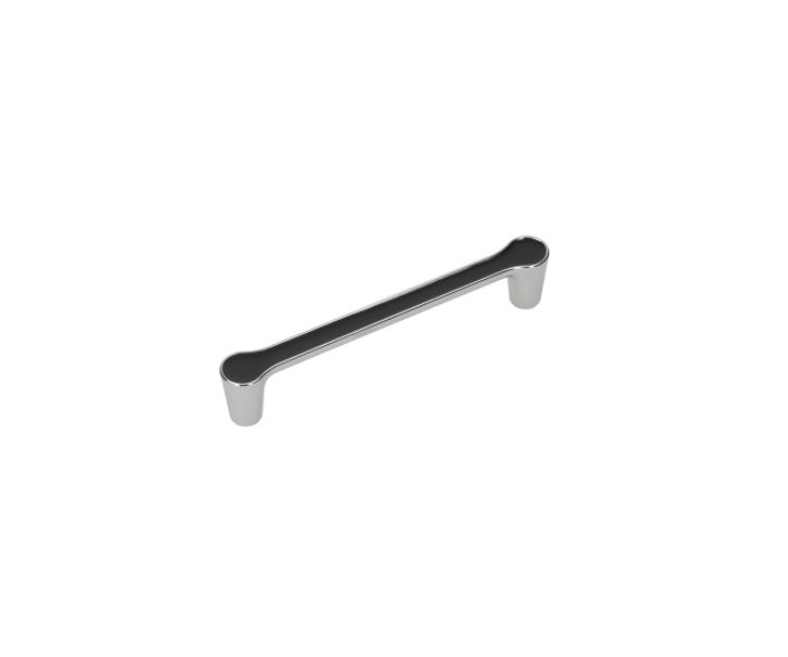 Uchwyt meblowy UU15-128-G4-E30 chrom/czarny