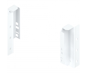 Uchwyt drewnianej ścianki tylnej TANDEMBOX, wys. B (160 mm), prawy+lewy, biała