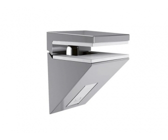 KALABRONE mini wspornik półki szklanej chrom