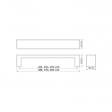 Uchwyt meblowy UA59-0128-A0C00 Aluminium