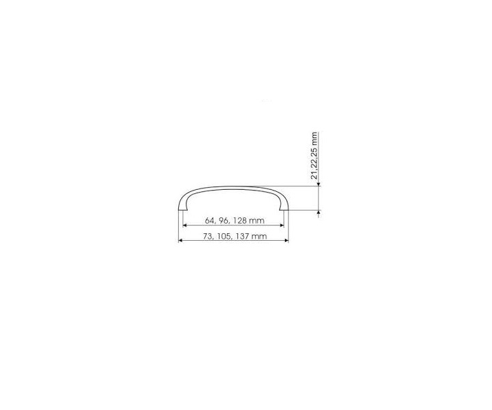 Uchwyt meblowy UN45-0096-G0006 Satyna