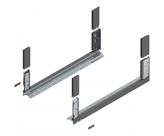 Bok LEGRABOX free, wys. C (177,0 mm), dł. 650 mm, lewy/prawy, antracyt mat