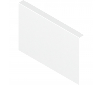 AMBIA-LINE adapter do montażu ramy do drewnianej ścianki tylnej do szuflady z wysokim frontem LEGRABOX wysokość C, stal, jedwab