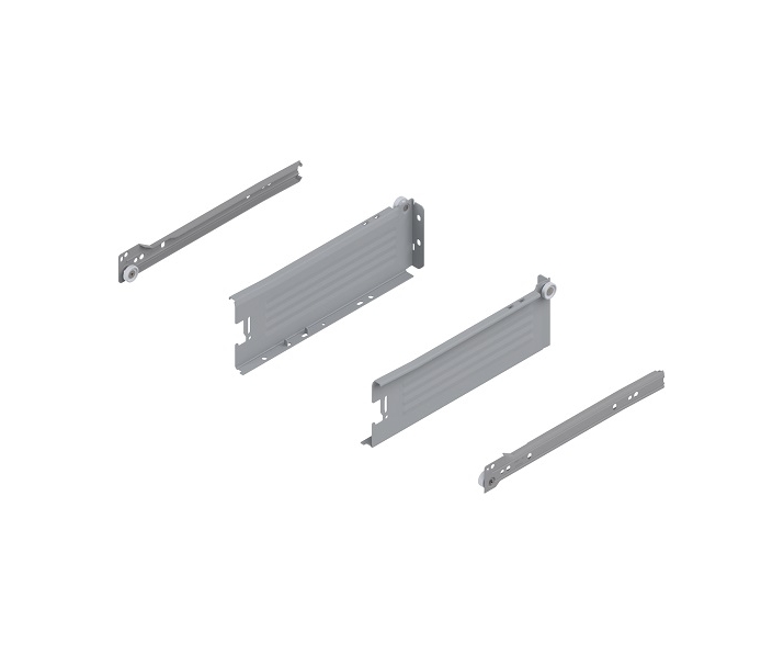 Szuflada METABOX wys H, częściowy wysuw, 550mm, 25kg, szara, BLUM 320H5500C15