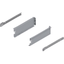 Szuflada METABOX wys H, częściowy wysuw, 550mm, 25kg, szara, BLUM 320H5500C15