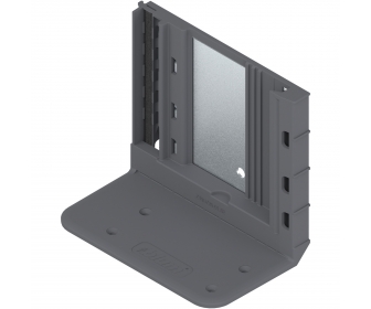 Uchwyt napędu SERVO-DRIVE dla 2 jednostek napędowych, z przewodem (Występ przewodu 800 mm), R737ciemnoszary/cynk