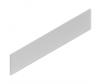 WYC. TANDEMBOX antaro element dekoracyjny - bok, wys. D, dł. 450 mm, szkło satynowane