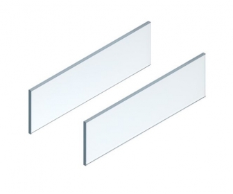 LEGRABOX element dekoracyjny - bok, wysokość 138 mm, dł. 550 mm, szkło przezroczyste, 2 szt. w kpl. , do LEGRABOX free, przejrz