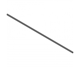 LEGRABOX Reling, do szer. korpusu KB 1200 mm, do przycięcia, antracyt mat