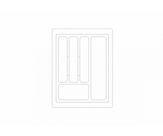 Wkład szufladowy 40/430 Standard metalik