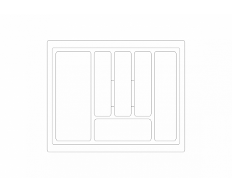 Wkład szufladowy 60/430 Standard metalik