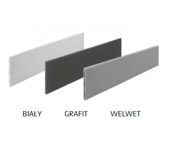 Akcesoria do szuflad - Przegroda welwet/szary 60x2000mm