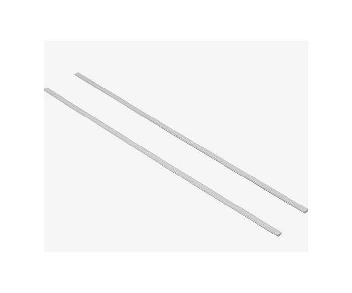 Listwa wykończeniowa do wkładów, dł. 500mm, kpl - biała