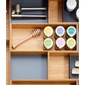 TACKA PROSTOKĄTNA 300X117.5X49 MM/ DĄB drewniany organizer na segregację drobnych akcesoriów