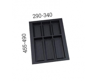 WKŁAD CLASSICO-KRISTALL 400/ WYMIAR 340 X 490/ CZARNY