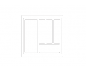 Wkład szufladowy 50/430 Standard metalik