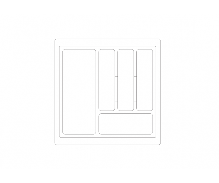 Wkład szufladowy 50/430 Standard metalik