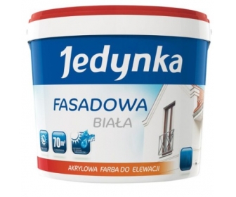 Jedynka fasadowa biała farba zewnętrzna 2,7 l