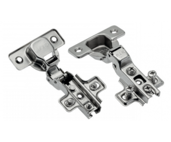 Zawias bliźniaczy +prowadnik h 0 bez euro skręcony