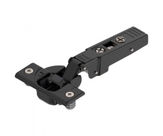 Zawias nakładany CLIP TOP 95°, BLUMOTION - cichy domyk, wciskany, czarny, BLUM 71B9580