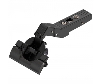 CLIP top BLUMOTION zawias kątowy 45° I, częściowo nakładany, puszka: INSERTA, czarny