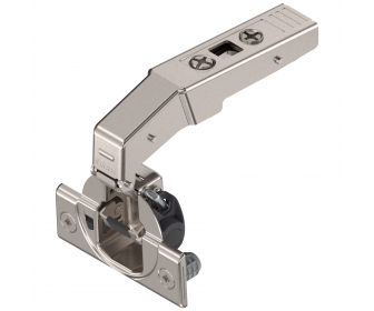 CLIP top BLUMOTION zawias do drzwi równoległych 95°, Wpuszczany, puszka: wciskana, niklowany