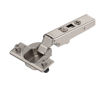 CLIP top zawias standard. 110°, Drzwi nakładane, puszka: EXPANDO, niklowany