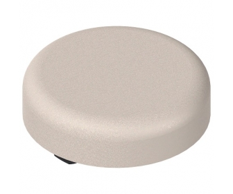 Zaślepka zawiasu do drzwi szklanych – okrągła, niklowana matowa BLUM 84.4140