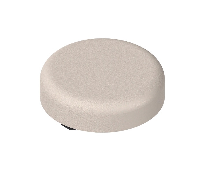 Zaślepka zawiasu do drzwi szklanych – okrągła, niklowana matowa BLUM 84.4140