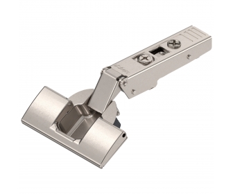 CLIP top zawias standard. 120°, Drzwi nakładane, bez sprężyny, puszka: INSERTA, niklowany