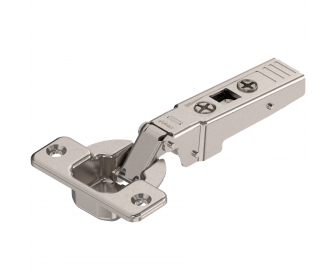 Zawias nakładany CLIP TOP 95°, bez sprężyny, na wkręty, niklowany, BLUM 70T9550