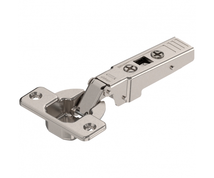 Zawias nakładany CLIP TOP 95°, bez sprężyny, na wkręty, niklowany, BLUM 70T9550