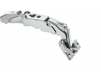 WYC. stary CLIP top Zawias z zerowym uskokiem 153° 155°, Drzwi nakładane, puszka: na wkręty, niklowany