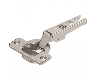 MODUL zawias standard. 100°, Drzwi nakładane, puszka: na wkręty, niklowany