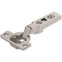 Zawias nakładany CLIP TOP 100°, bez sprężyny, na wkręty, niklowany, BLUM 70M2550