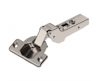 Zawias bliźniaczy CLIP TOP 120°, bez sprężyny, na wkręty, niklowany, BLUM 70T5650