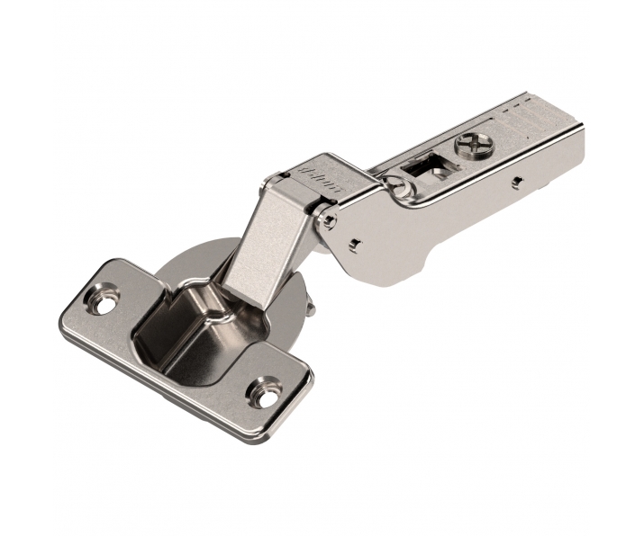 Zawias bliźniaczy CLIP TOP 120°, bez sprężyny, na wkręty, niklowany, BLUM 70T5650