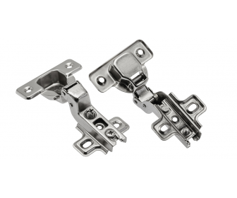 Zawias GTV prosty+prowadnik h 0 z euro wpuszczany