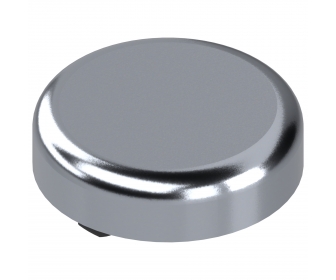 Zaślepka zawiasu do drzwi szklanych – okrągła, chromowana BLUM 84.4140