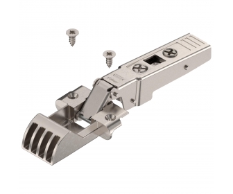 CLIP top zawias do ram alumin. 95°, Drzwi nakładane, puszka: na wkręty, (zawias zamknięty), niklowany