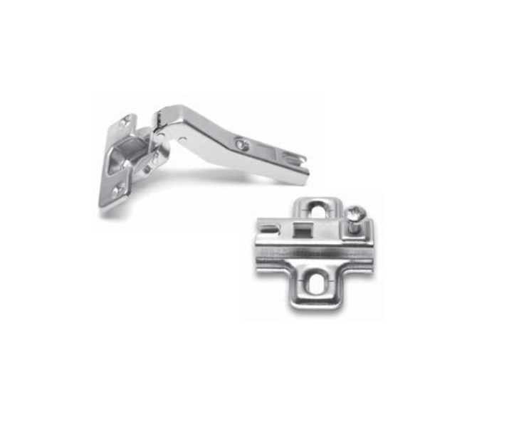 Zawias Slide On 45 stopni + Prowadnik Slide On H-0 bez euro