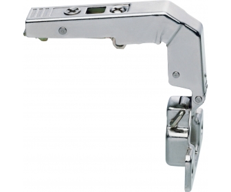 CLIP top zawias do drzwi równoległych 95°, Nakładany, puszka: na wkręty, niklowany