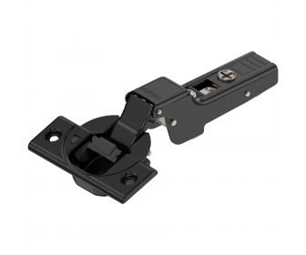 CLIP top BLUMOTION zawias standard. 110°, Drzwi bliźniacze, puszka: na wkręty, czarny