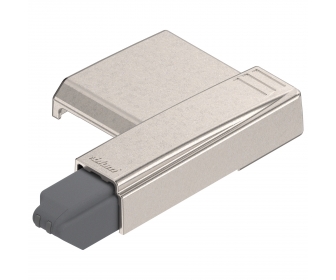 BLUMOTION Nakładany, zawias o szerokim kącie otwarcia 170°, do drzwi bliźniaczych oraz wpuszczanych, niklowany