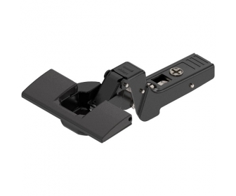 CLIP top zawias do drzwi profil. 95°, Drzwi wpuszczane, bez sprężyny, puszka: INSERTA, czarny