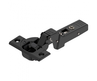 Zawias bliźniaczy CLIP TOP 95°, BLUMOTION - cichy domyk, na wkręty, czarny, BLUM 71B9650